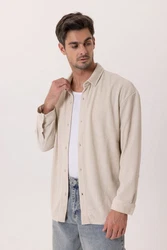 Dandalo Blusenshirt Valerio Khaki/Beige/Weiß