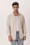 Dandalo Blusenshirt Valerio Khaki/Beige/Weiß