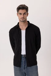 Dandalo Blusenshirt Valerio Schwarz/Rot/Hellblau/Grau