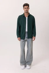 Dandalo Blusenshirt Valerio Dunkelgrün/Grün