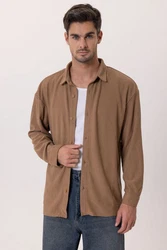 Dandalo Blusenshirt Valerio Khaki/Braun/Beige