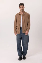 Dandalo Blusenshirt Valerio Khaki/Braun/Beige