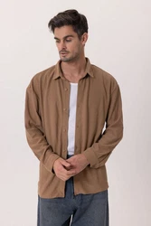 Dandalo Blusenshirt Valerio Khaki/Braun/Beige
