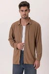 Dandalo Blusenshirt Valerio Khaki/Braun/Beige