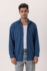 Dandalo Blusenshirt Valerio Blau/Pastell/Hellblau/Grau