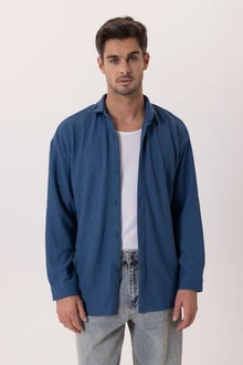 Dandalo Blusenshirt Valerio Blau/Pastell/Hellblau/Grau