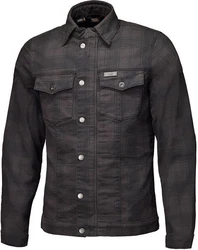 Held Biker Fashion Motorradjacke Woodland Hemd Schwarz/Dunkelgrau