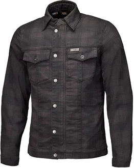 Held Biker Fashion Motorradjacke Woodland Hemd Schwarz/Dunkelgrau