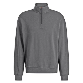 HUGO Sweatshirt mit Half-Zip-Kragen - Durty244 HUGO Sweatshirt mit Half-Zip-Kragen - Durty244