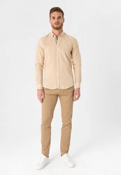 Moxx Paris Blusenshirt Shirt Orange/Beige/Gelb