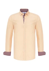 Moxx Paris Blusenshirt Shirt Orange/Beige/Gelb