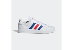 adidas Herren Grand Court Sneakers Weiß/Hellgrau/Blau