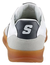 Skechers NEW WAVE CUP-CALVEN Slip-On Sneaker Grün/Weiß/Grau/Silber/Creme