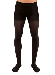 GLAMORY Feinstrumpfhose MICROMAN 100 DEN Schwarz/Dunkelbraun