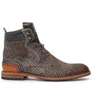 Floris van Bommel Ankleboots Schnürstiefelette Grün/Braun/Grau/Bordeaux/Dunkelrot/Blau