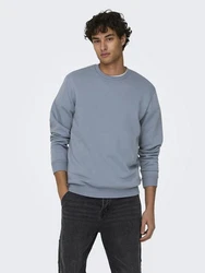 ONLY & SONS Sweatshirt ONSCERES CREW NECK NOOS rauchblau