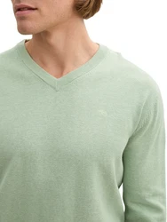 TOM TAILOR Pullover Hellgrün/Grün