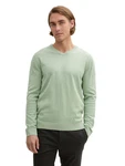 TOM TAILOR Pullover Hellgrün/Grün