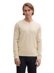 TOM TAILOR Pullover Khaki/Gelb/Beige