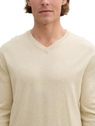 TOM TAILOR Pullover Khaki/Gelb/Beige