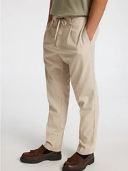 SELECTED HOMME Chinohose SLH190-REG TAPERED LEROY PLEAT PANT Khaki/Beige/Braun