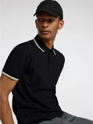SELECTED HOMME Poloshirt SLHAtlas Schwarz/Dunkelrot