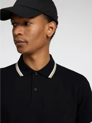SELECTED HOMME Poloshirt SLHAtlas Schwarz/Dunkelrot