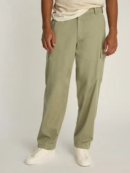 Calvin Klein Jeans Cargohose Regular Straight Cargo mit Logoprägung 