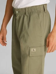 Calvin Klein Jeans Cargohose Regular Straight Cargo mit Logoprägung 