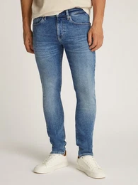 Stretch-Jeans SKINNY Coinpocket, Logostickerei