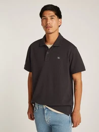 Poloshirt WOVEN LABEL POLO Logodruck
