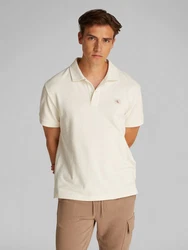 Calvin Klein Jeans Poloshirt Khaki/Beige/Creme/Weiß