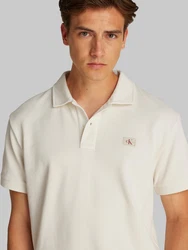 Calvin Klein Jeans Poloshirt Khaki/Beige/Creme/Weiß