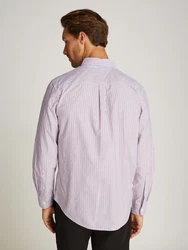 TOMMY HILFIGER Hemd Lila/Fliederfarben/Dunkelblau/Bordeaux