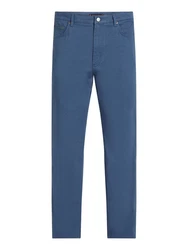 Tommy Hilfiger Chinohose DENTON 5PKT PRINTED STRUCTURE Blau/Hellblau/Grau