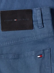 Tommy Hilfiger Chinohose DENTON 5PKT PRINTED STRUCTURE Blau/Hellblau/Grau