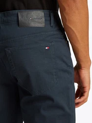 Tommy Hilfiger Chinohose DENTON 5PKT PRINTED STRUCTURE blau