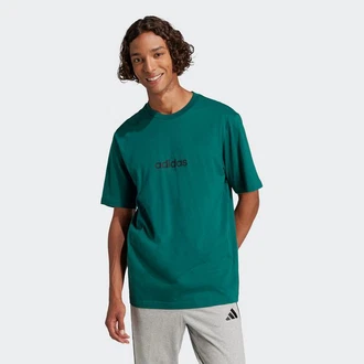 ADIDAS ORIGINALS Funktionsshirt 'Essentials Linear' Grün/Dunkelgrün