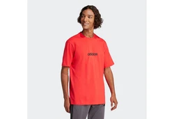 ADIDAS ORIGINALS Funktionsshirt 'Essentials Linear' knallrot/schwarz