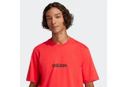 ADIDAS ORIGINALS Funktionsshirt 'Essentials Linear' knallrot/schwarz