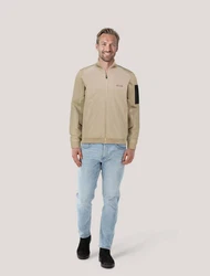 BOSS Strickjacke ZHINO (1-tlg) Beige