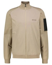 BOSS Strickjacke ZHINO (1-tlg) Beige