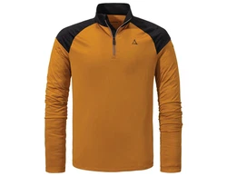 Schöffel Herren Langarmshirt Lenggries Braun/Orange/Gelb