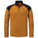 Schöffel Herren Langarmshirt Lenggries Braun/Orange/Gelb