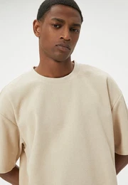 T-Shirt Rundhalsausschnitt Kurzrmelig
