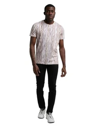 CARLO COLUCCI T-Shirt De Bellis Schwarz/Grau/Beige/Lila/Weiß