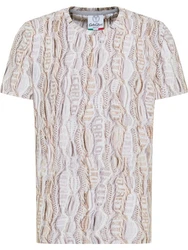 CARLO COLUCCI T-Shirt De Bellis Schwarz/Grau/Beige/Lila/Weiß