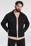 Levi's Jeansjacke BIG TRUCKER Schwarz/Rot