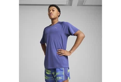 PUMA Laufshirt VELOCITY Herren Dunkelblau/Lila/Blau
