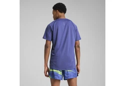 PUMA Laufshirt VELOCITY Herren Dunkelblau/Lila/Blau